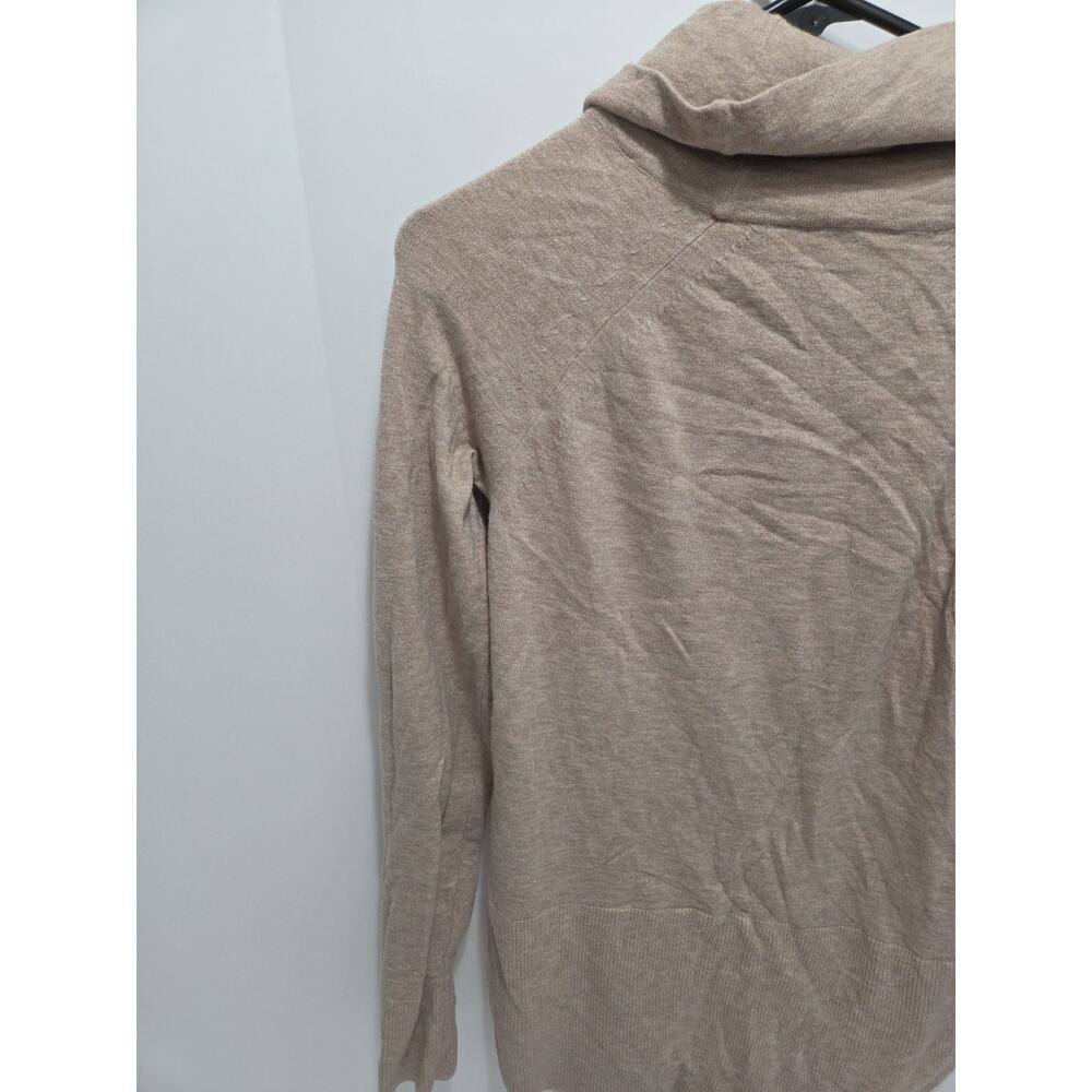 Cyrus Womens XS Turtleneck Sweater Light Brown Knit Pullover Top - Picture 8 of 9